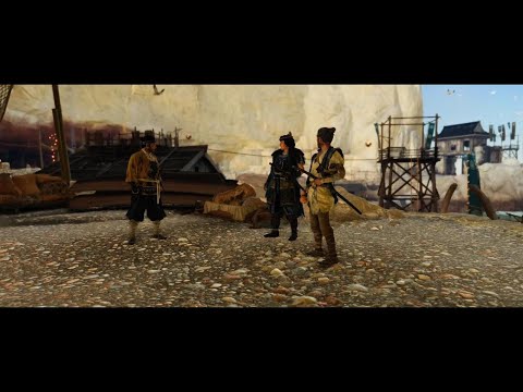 Ghost of Tsushima Fune and Tenzo Last Meeting Scene Cutscene PS5