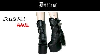 Dolls Kill Haul - Demonia Elvira (Torment 703) Boots Unboxing/Try-on