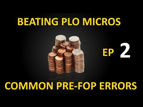 Beating PLO Micros, EP 2 - Common Pre-Flop Errors