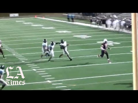 Patrick Mahomes scores a spectacular touchdown for Whitehouse High