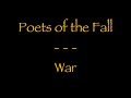 Lyrics traduction française - Poets of the Fall : War ...