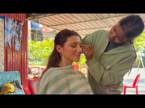 I did my FULL GLAM makeup in a jungle shack