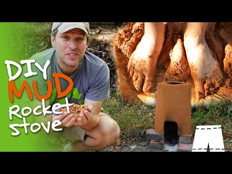 DIY Mud Rocket Stove
