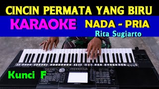 Download lagu CINCIN PERMATA BIRU - Rita Sugiarto | KARAOKE Nada Pria, HD mp3