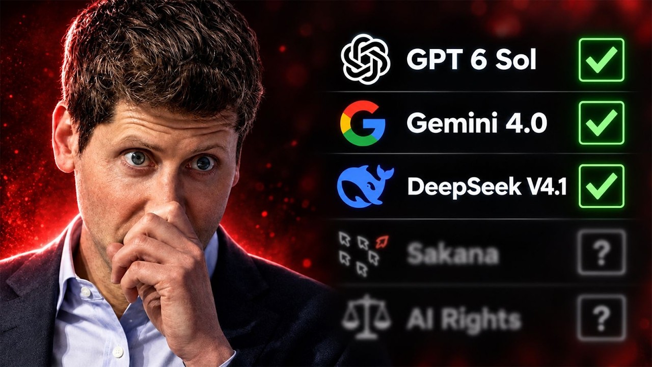 GPT 6 SOL Leak, Gemini 4.0, DeepSeek V4.1 and More AI News