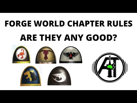 Forge World Chapter Tactics - Are they Any Good?