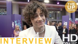 Timothee Chalamet on Bones and All: interview at London Film Festival