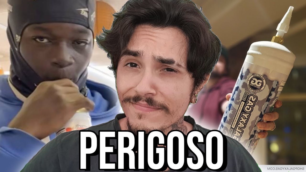 Galaxy Gas a nova bizarrice da gringa (baforando gás de balão)