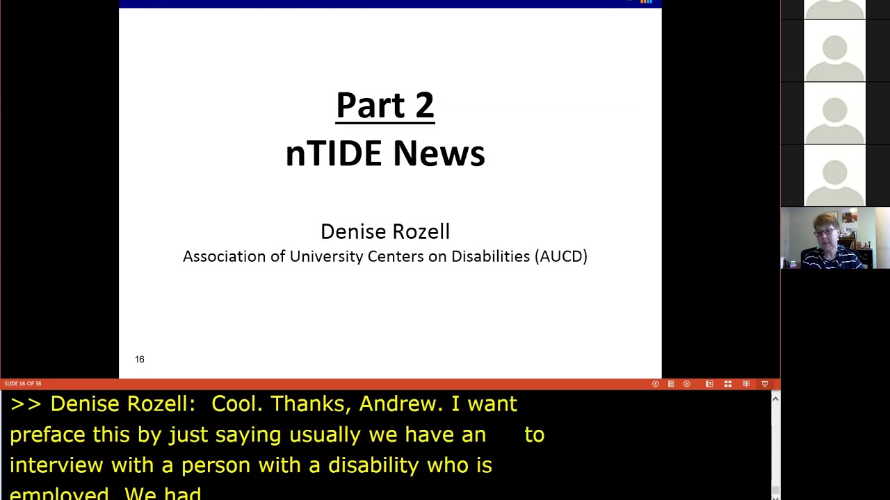 nTIDE Lunch and Learn - Season #3 - Episode 4