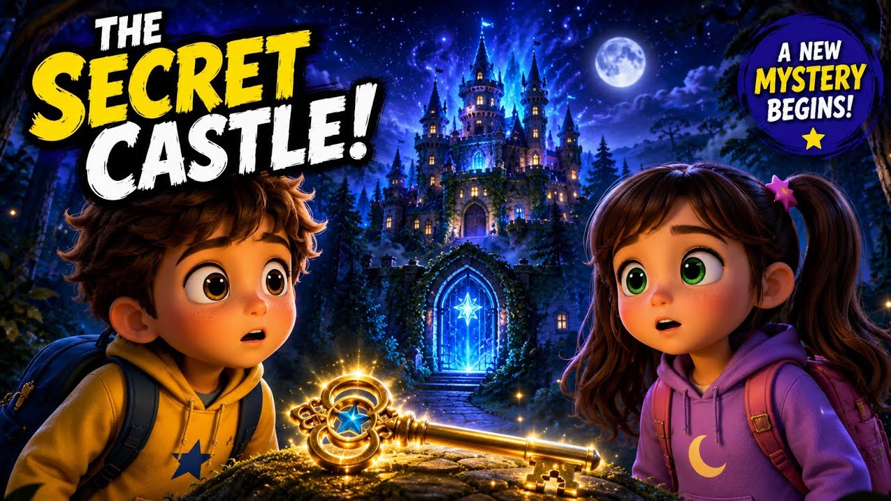 Leo & Mia and the Mystery of the Secret Castle 🏰🔎 | Kids Mystery Adventure Story #shorts #trending