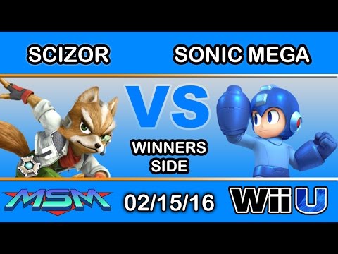 MSM 37 - Scizor (Fox) Vs. PC | Sonic Mega (Mega Man) Winners Side - Smash Wii U