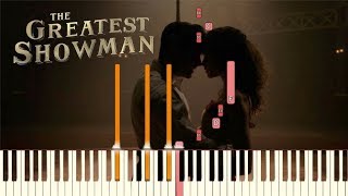 The Greatest Showman - "Rewrite The Stars" [Piano Tutorial] (Synthesia)