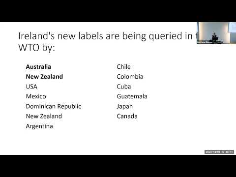 Ireland's Proposed Alcohol Health Warning Labels: Arguments at the WTO - O'Brien and Gleeson