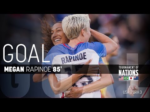 WNT vs. Brazil: Megan Rapinoe Goal - July 30, 2017