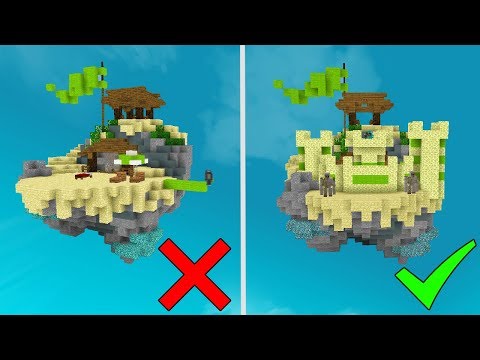 Can you Win WITHOUT LEAVING YOUR ISLAND? (Minecraft Bed Wars)