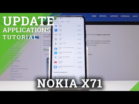 How to Update Apps in NOKIA X71 - Download Newest App Version