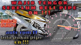 Download lagu SARUNG PIPE ON DEKAT 125z DIRAJA AKU !!! | Perbezaan ekzos standard & open 125z mp3