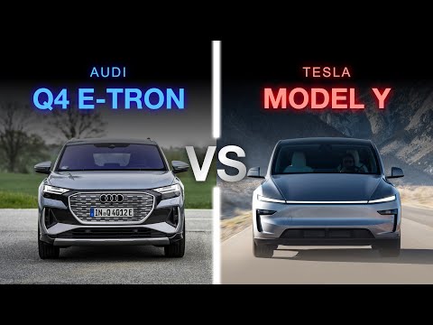 NEW Tesla Model Y vs Audi Q4 e-tron | WHICH ONE?