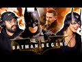Our first time watching BATMAN BEGINS (2005) blind movie reaction!