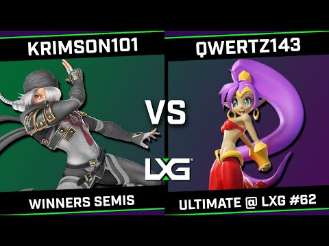 Krimson101 (Sheik/Ike/Diddy Kong) vs qwertz143 (Mii Gunner) - Smash Ultimate @ LXG 62