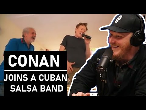 Conan Joins A Cuban Salsa Band REACTION | OFFICE BLOKES REACT!!