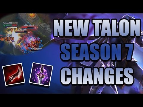 NEW TALON SEASON 7 CHANGES l CRAZY DAMAGE l NEW DUSKBLADE - Noticed