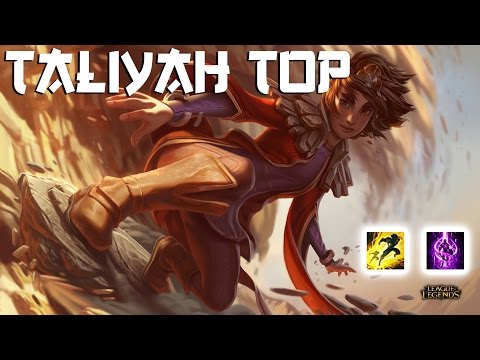 TALIYAH TOP GAMEPLAY - League of Legends (PBE)