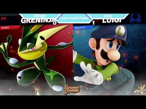 Savannah Slamma 78 LOSERS SEMIS - Dingo (Greninja) vs. Luw (Luigi)