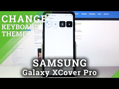 How to Change Keyboard Theme on SAMSUNG Galaxy XCover Pro – Set Up Keyboard Theme