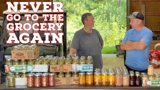 OLD FASHIONED Canning - Building Our OWN Grocery Store