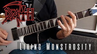 Death - Living monstrosity, guitar cover 720p60
