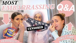 FIRST TIME, EMBARRASSING PERIODS & GIRL TALK Q&A | Meet The Vlogger's | AD