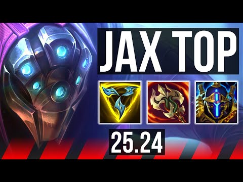 JAX vs MORDEKAISER (TOP) | 43K damage | KR Master | 25.24