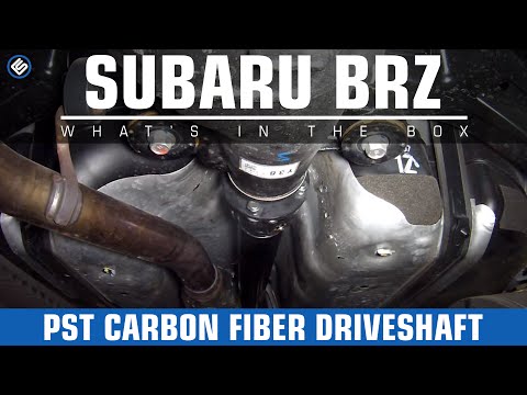 The Albino Rhino BRZ gets a new PST Carbon Fiber Driveshaft