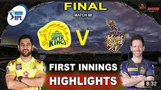 CSK vs KKR IPL 2021 Final Match Highlights || Vivo IPL 2021 today match highlights || full match 60