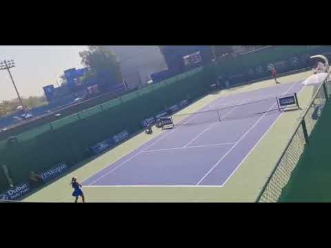WTA 1000 Dubai QR1 : Ankita Raina Vs Viktoriya Tomova Hlts