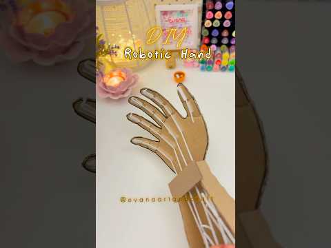 robot hand DIY | Robotic arm out of cardboard