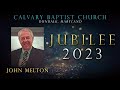 Your Christian Testimony - Bro. John Melton
