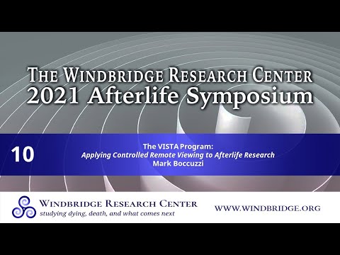 AS2021-10: VISTA Program: Applying Controlled Remote Viewing to Afterlife Research - Mark Boccuzzi