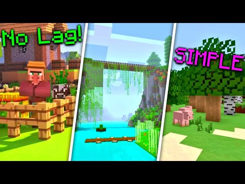 FryBry - Top 5 Simple Texture Packs For MCPE 1.17! - Minecraft Pocket Edition