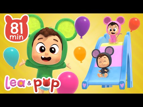 Los ratoncitos de colores🎈 Aprende con los globos de Pop - Vídeos educativos de Lea y Pop