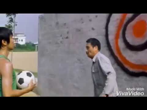 Shaolin soccer movie scene. Football training