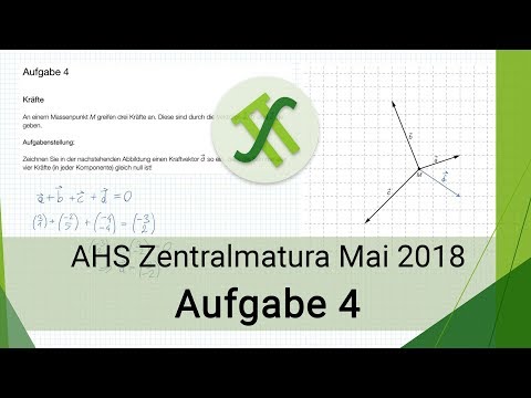 AHS Mathematik Zentralmatura Mai 2018 - Aufgabe 4