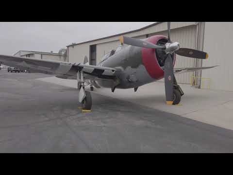 Planes of Fame Living History Flying Day - Republic P-47 Thunderbolt walk around