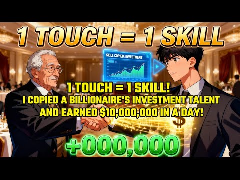 1 Touch = 1 Skill! I Copied a Billionaire's Investment Talent and Earned $10,000,000 in a Day!