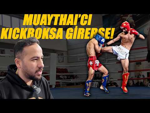 Muaythai Dövüşçüsü Kickboks Ringinde - CJ Umut Başar Karabulut