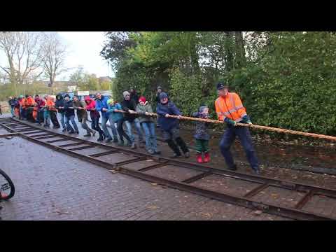 2025 10 27 Wangerooge Dampflok "Klärchen verlässt Insel Wangerooge