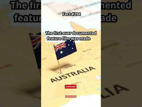 First documented feature film: Australia, 1906. 🎬 Fact 294