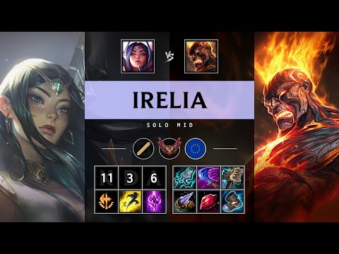 Irelia Mid vs Brand: Dominating - EUW Grandmaster Patch 14.24