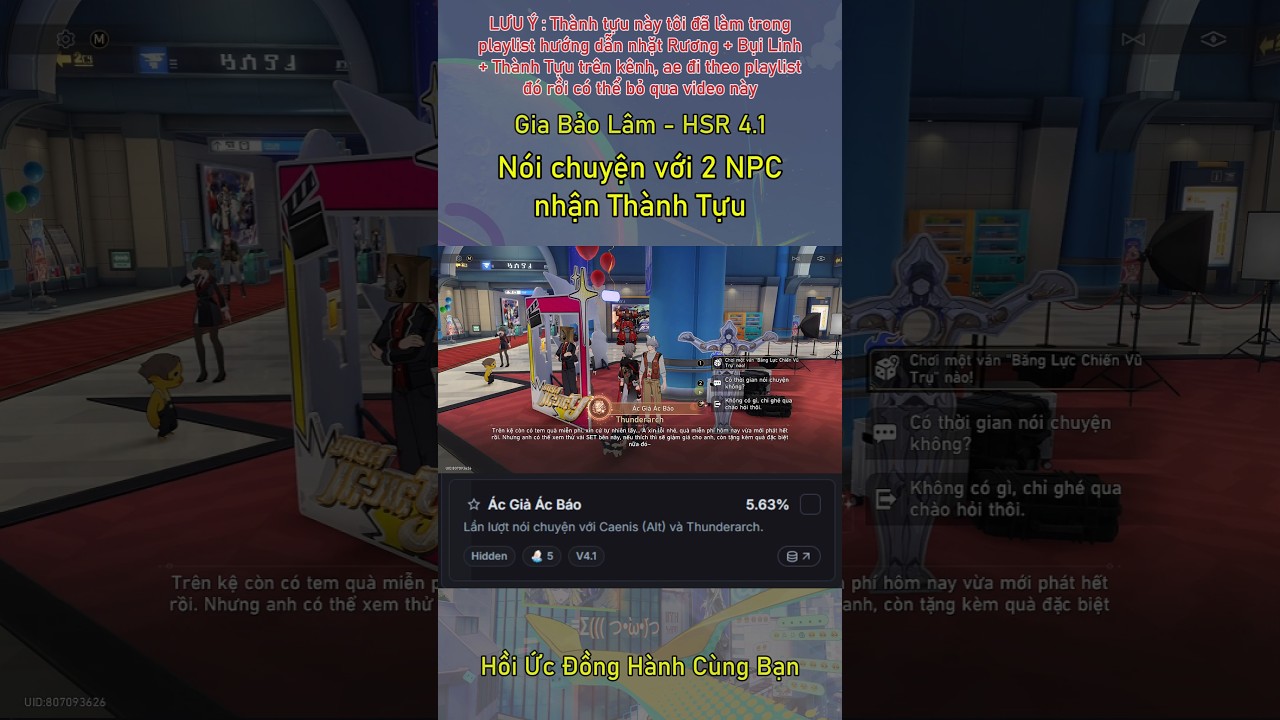 HSR 4.1 | Thành Tựu - Ác Giả Ác Báo